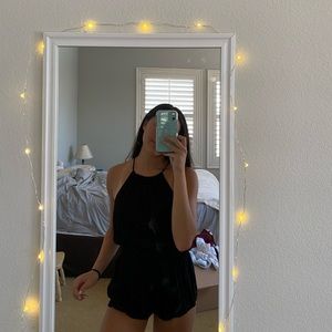 f21 black romper